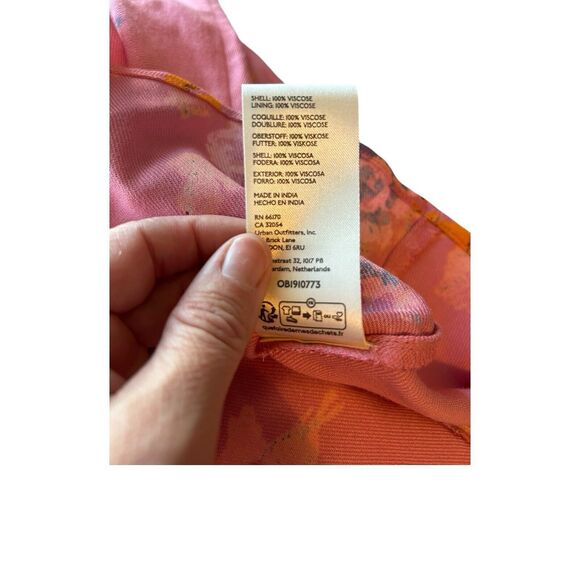 B23 FREE PEOPLE Francesca Mini Dress Floral Dawn Rose Combo SMALL NWT Sweetheart - Picture 11 of 11